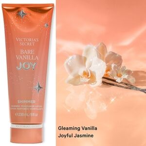 Victoria's Secret Bare Vanilla Joy Shimmer Fragrance Body Lotion 8oz New RARE
